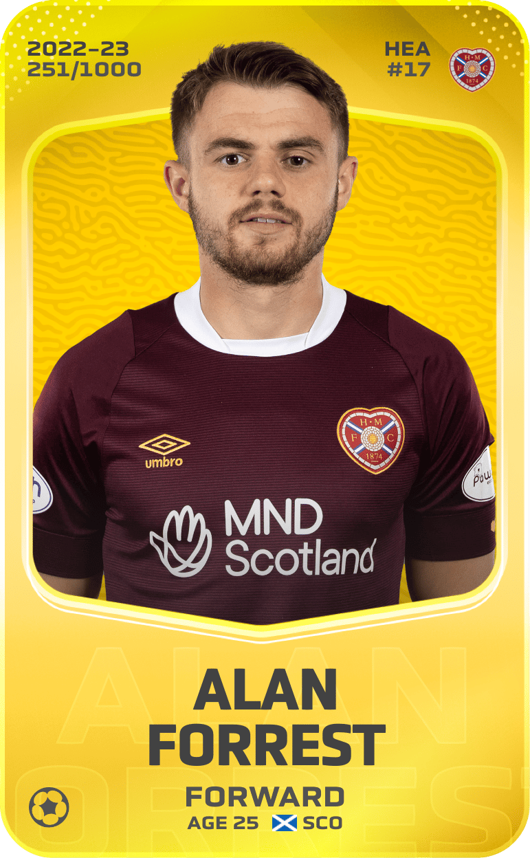 Alan Forrest 2022-23 • Limited 251/1000