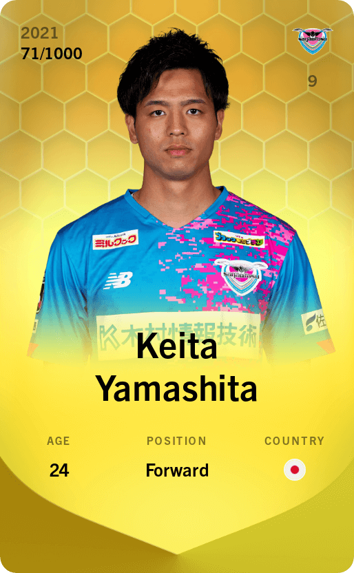 Keita Yamashita 2021-22 • Limited 71/1000