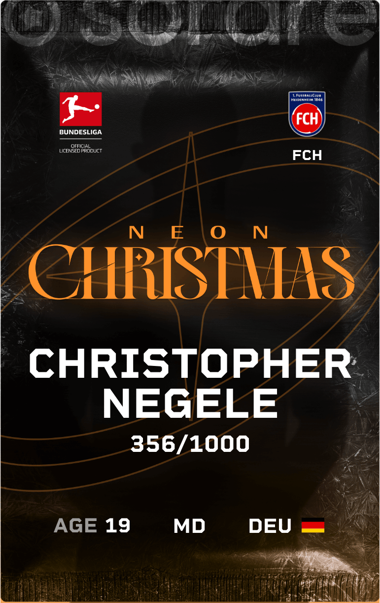 Christopher Negele 2024-25 • Limited 356/1000