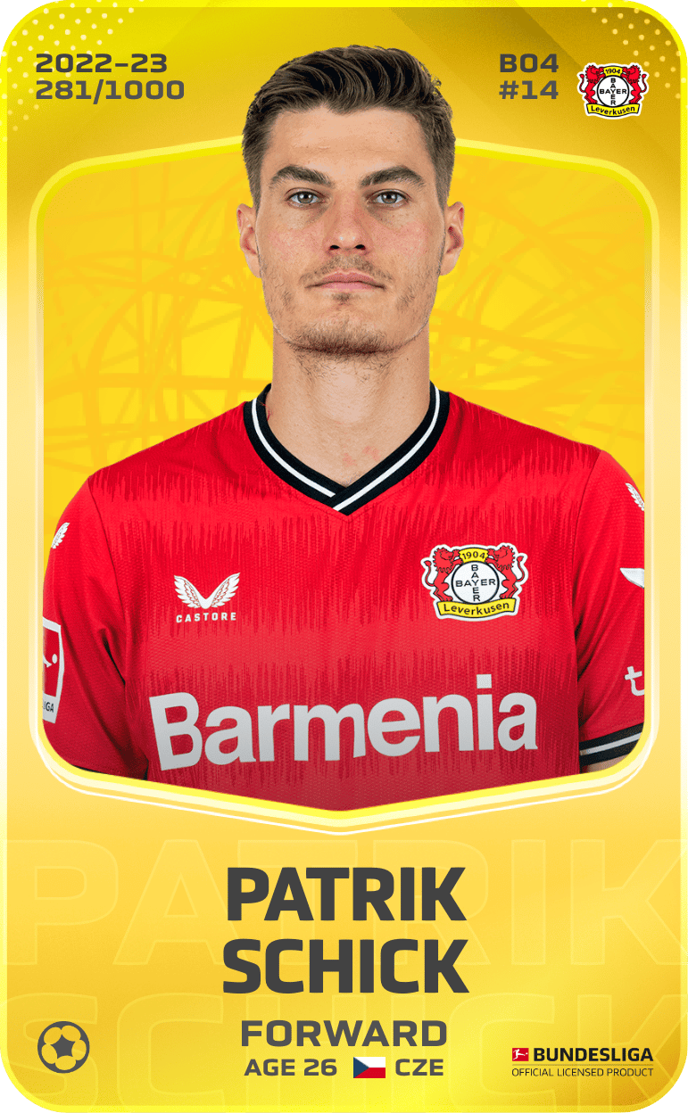 Patrik Schick 2022-23 • Limited 281/1000