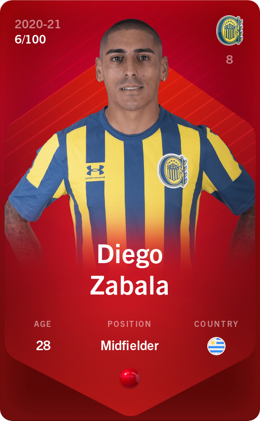 Sorare - Sorare Official - Diego Zabala 2020-21 • Rare 6/100 - NFT # 87080274470722141999732953481418786498266144519159313325726491535027276972748