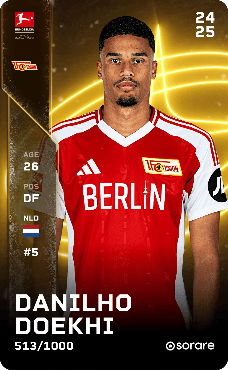 Danilho Doekhi 2024-25 • Limited 513/1000