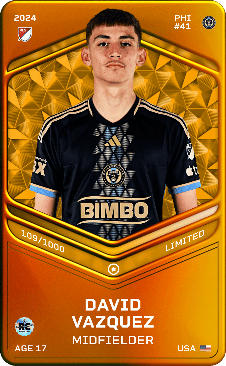 David Vazquez 2024-25 • Limited 109/1000