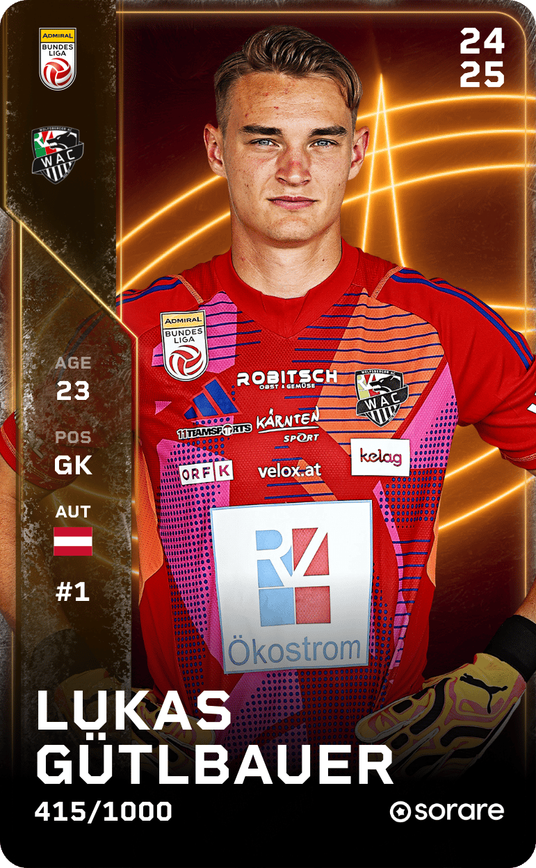 Lukas Gütlbauer 2024-25 • Limited 415/1000