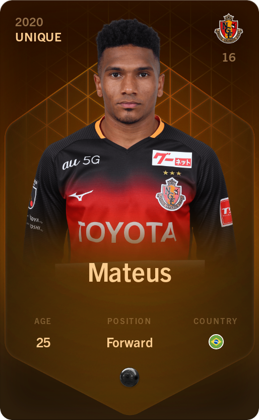 Sorare - Sorare Official - Mateus 2020-21 • Unique - NFT # 19267798683390551385075179956400260521047244281689394265606733850716836478010