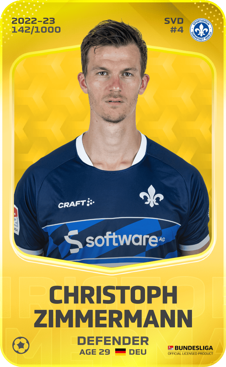 Christoph Zimmermann 2022-23 • Limited 142/1000