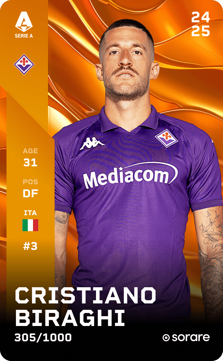 Cristiano Biraghi 2024-25 • Limited 305/1000