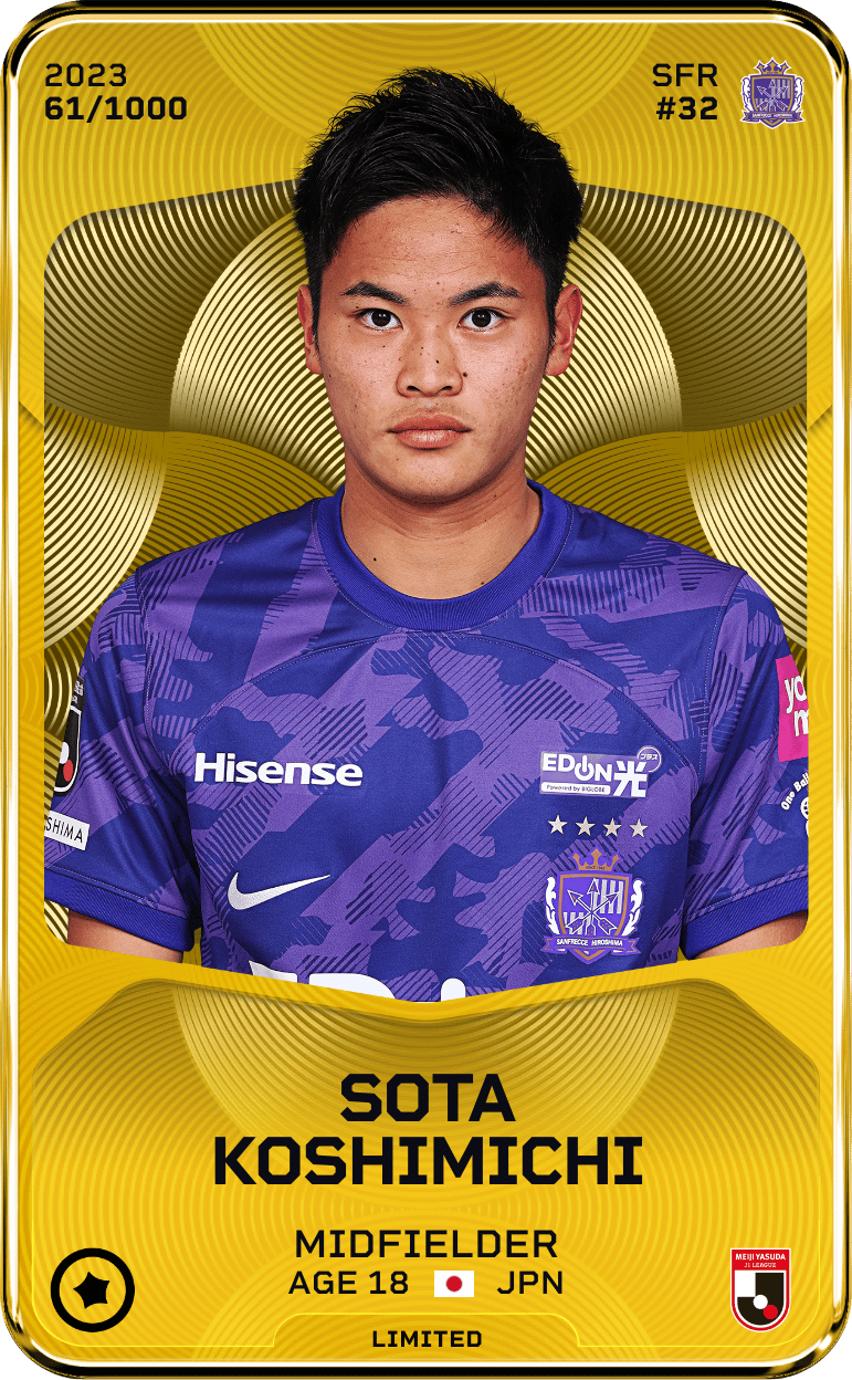 Sota Koshimichi 2023-24 • Limited 61/1000