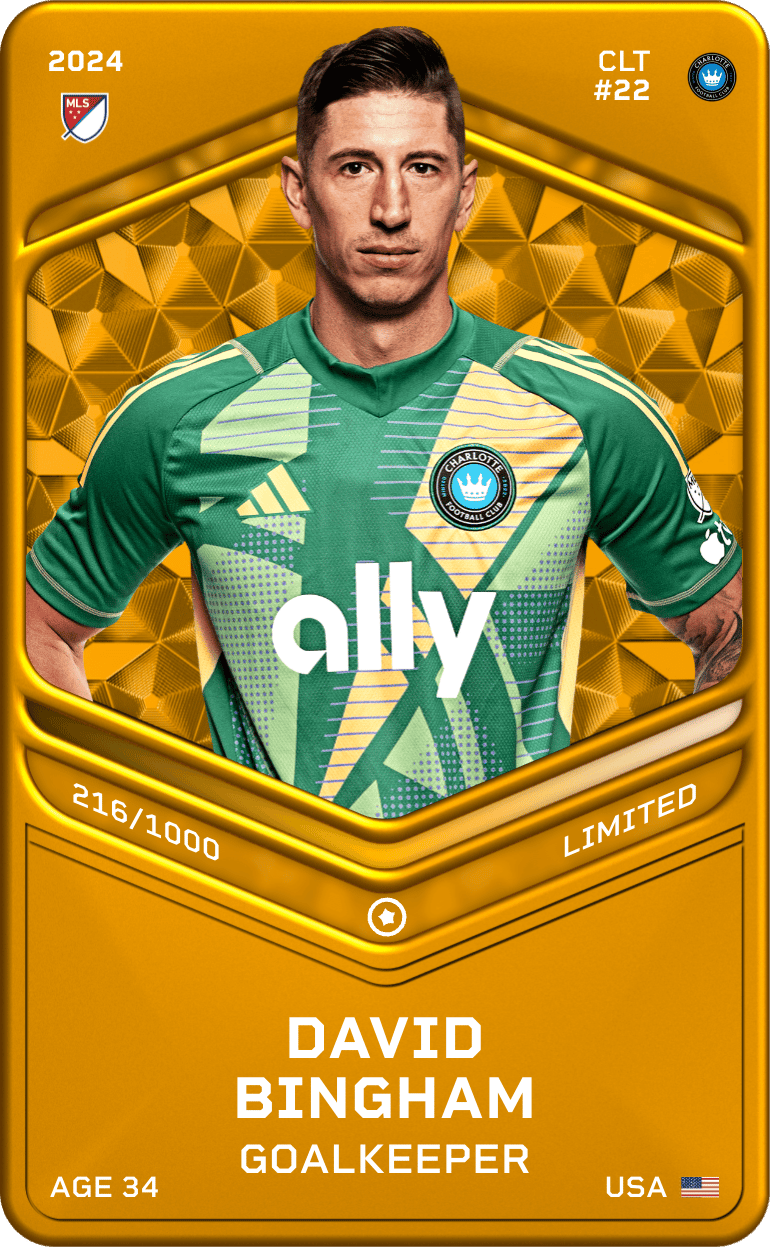 David Bingham 2024-25 • Limited 216/1000