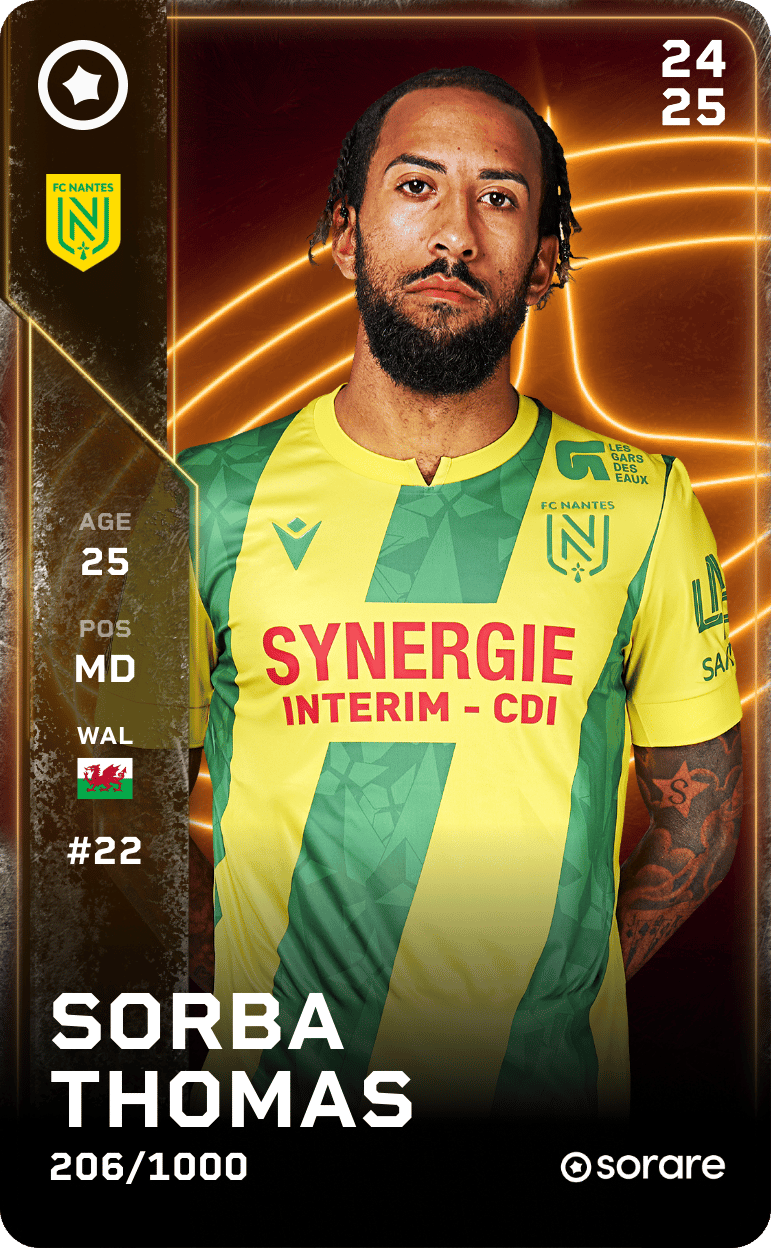 Sorba Thomas 2024-25 • Limited 206/1000