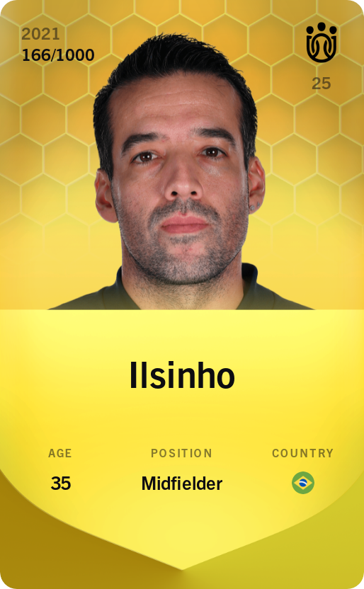 Sorare - Sorare Official - Ilsinho 2021-22 • Limited 166/1000 - NFT # 35278778331448017596529800329712278700787693114867854855067715011076000200641