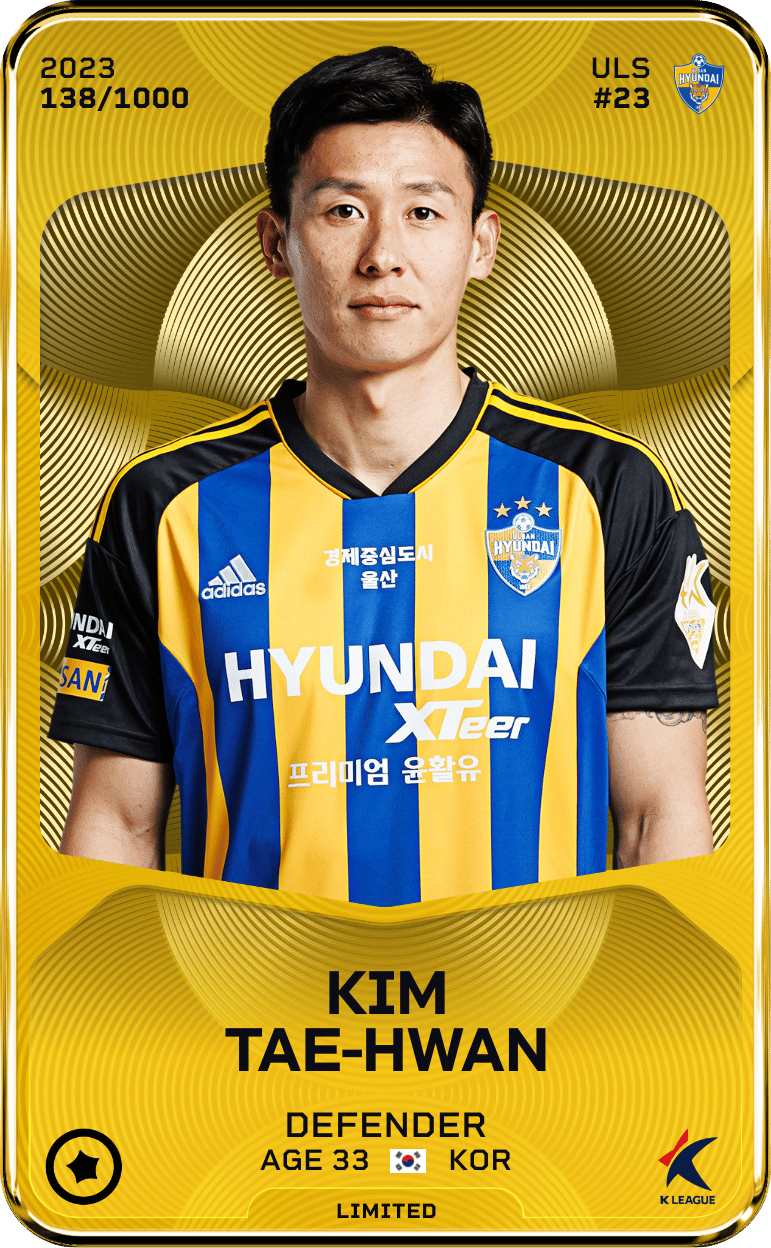 Kim Tae-Hwan 2023-24 • Limited 138/1000