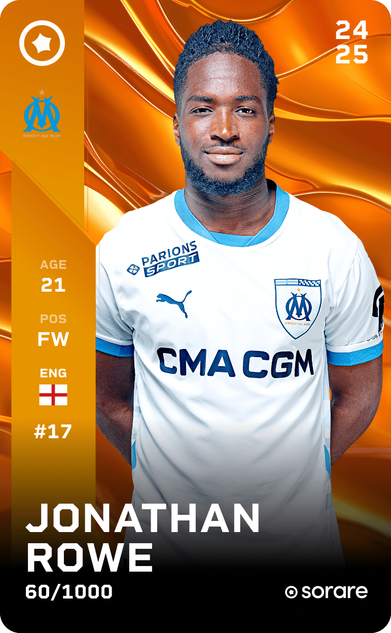 Jonathan Rowe 2024-25 • Limited 60/1000