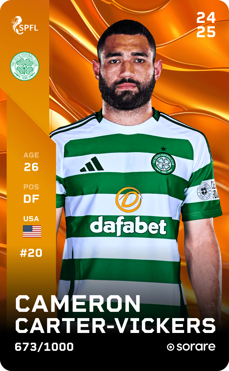 Cameron Carter-Vickers 2024-25 • Limited 673/1000