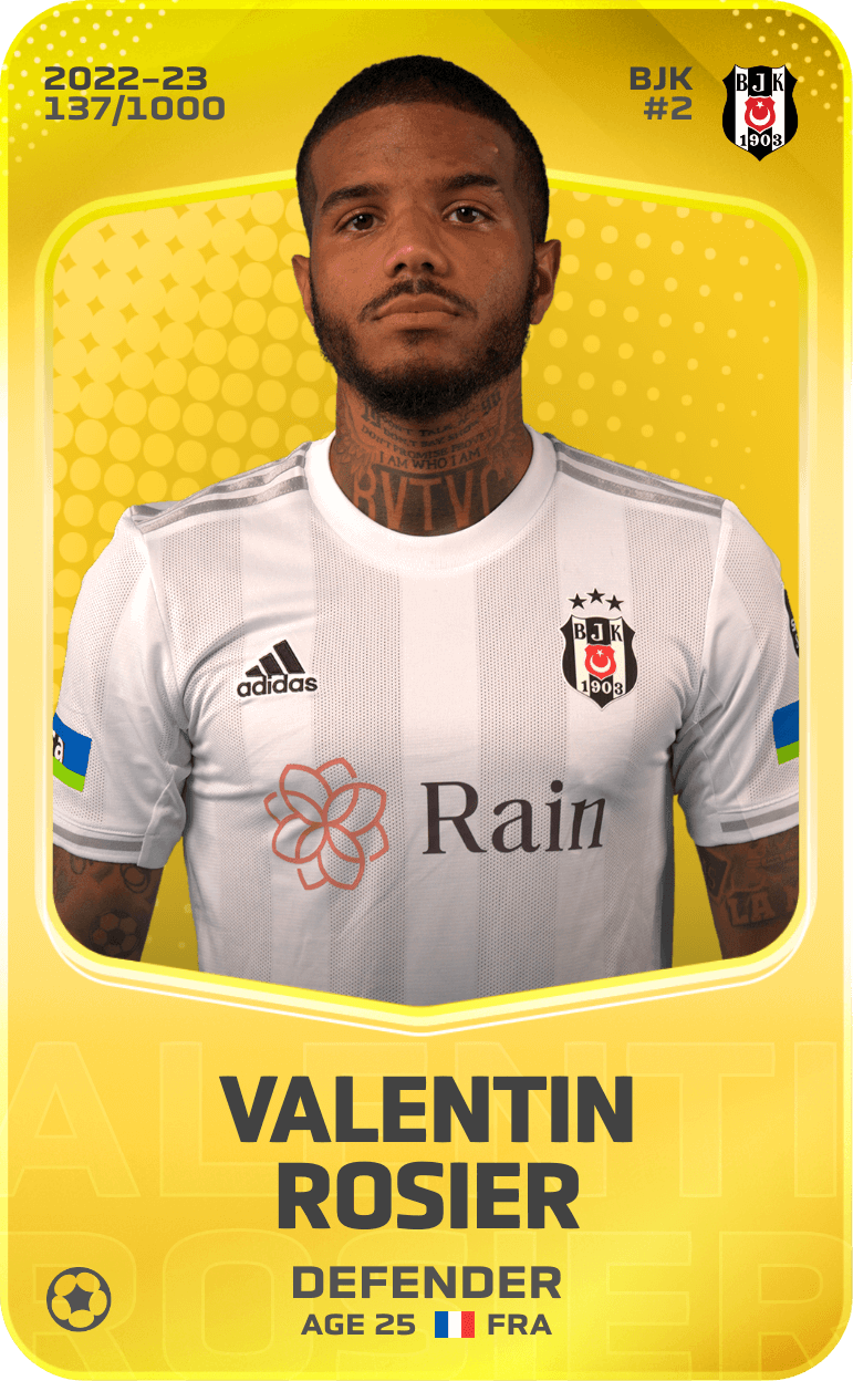 Valentin Rosier 2022-23 • Limited 137/1000