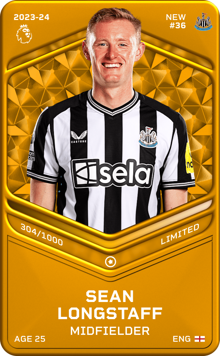Sean Longstaff 2023-24 • Limited 304/1000