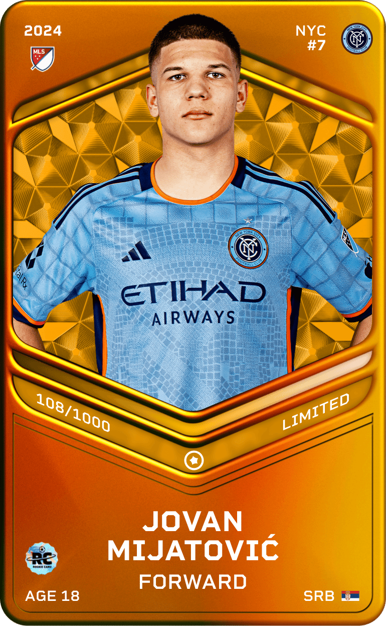Jovan Mijatović 2024-25 • Limited 108/1000