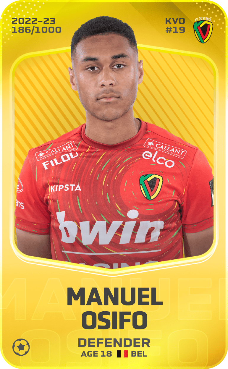 Manuel Osifo 2022-23 • Limited 186/1000