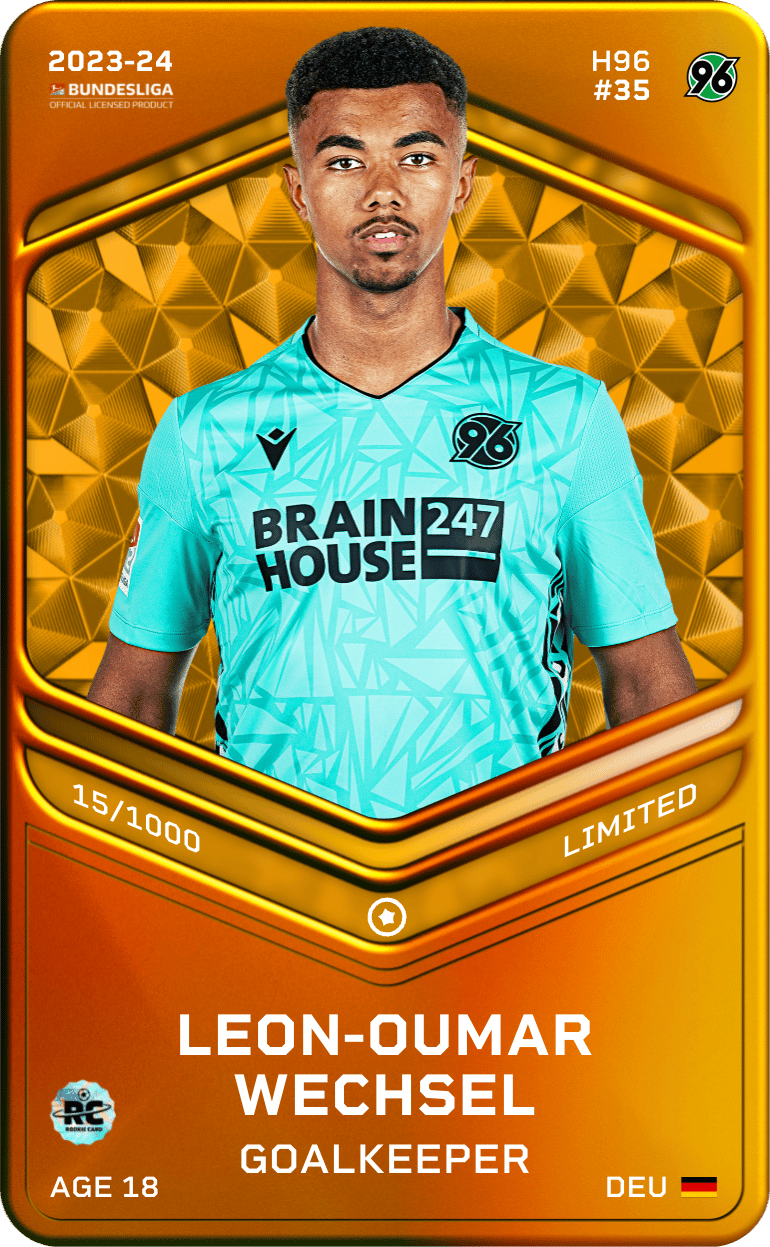 Leon-Oumar Wechsel 2023-24 • Limited 15/1000