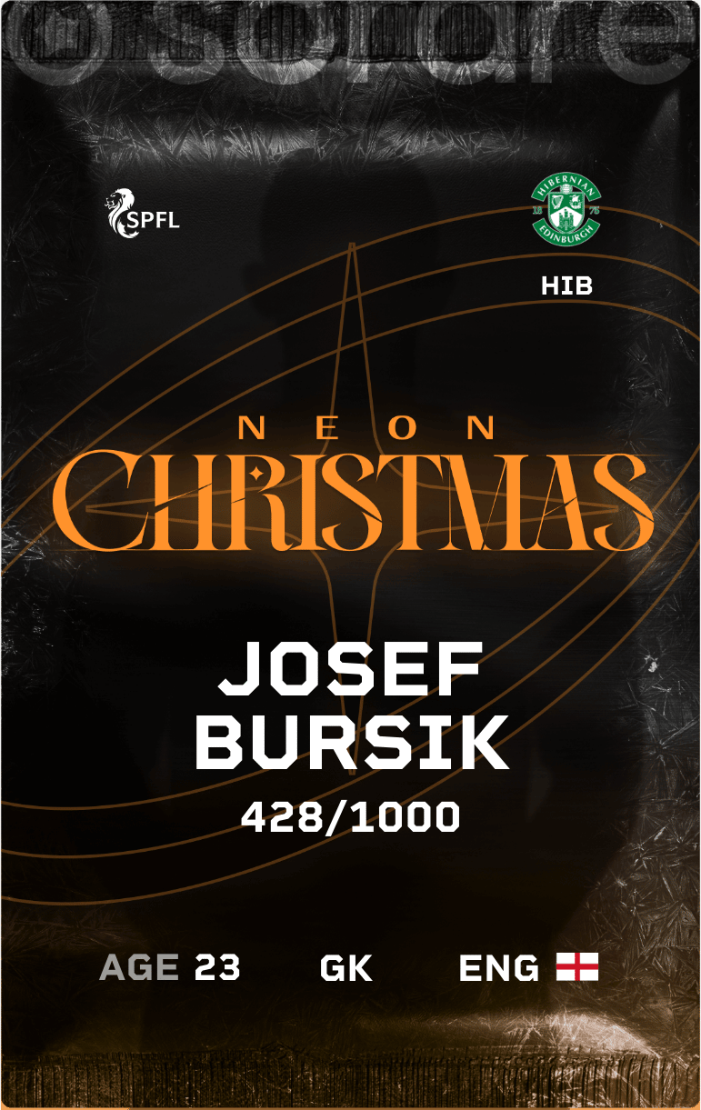 Josef Bursik 2024-25 • Limited 428/1000