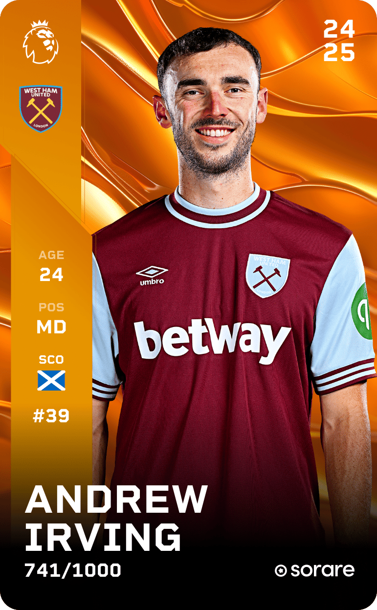 Andrew Irving 2024-25 • Limited 741/1000