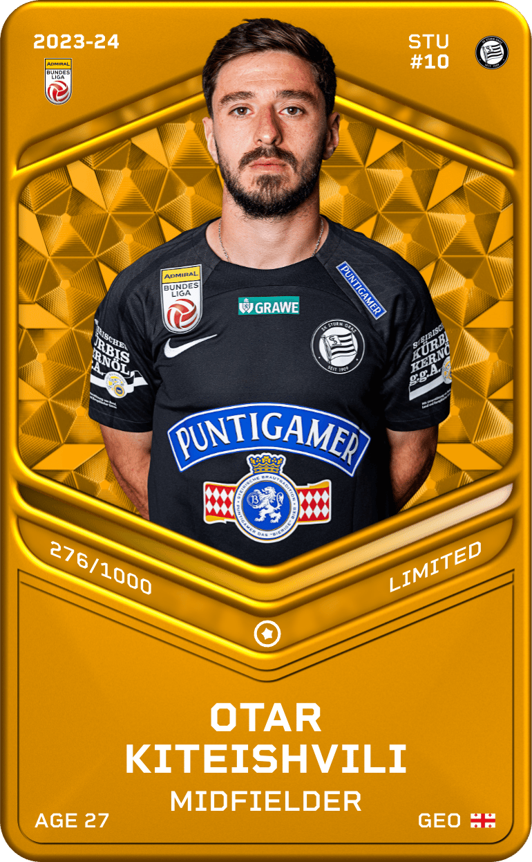 Otar Kiteishvili 2023-24 • Limited 276/1000