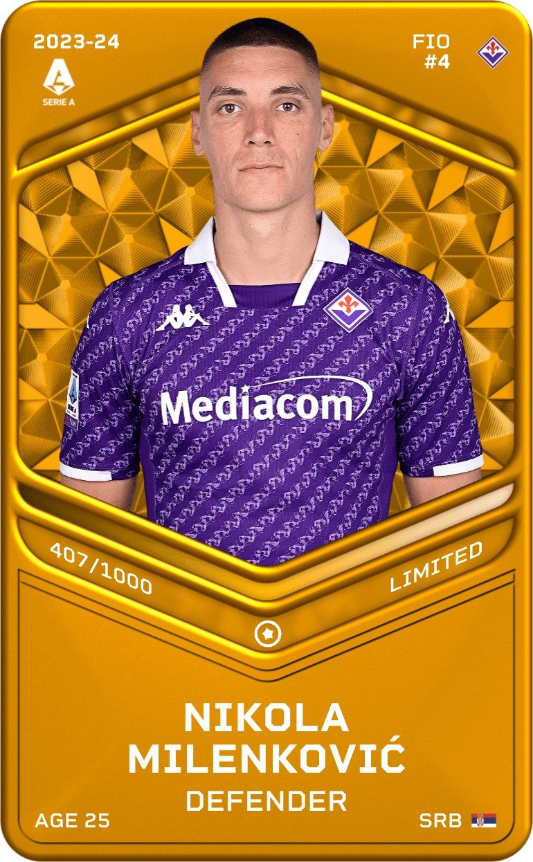 Nikola Milenković 2023-24 • Limited 407/1000
