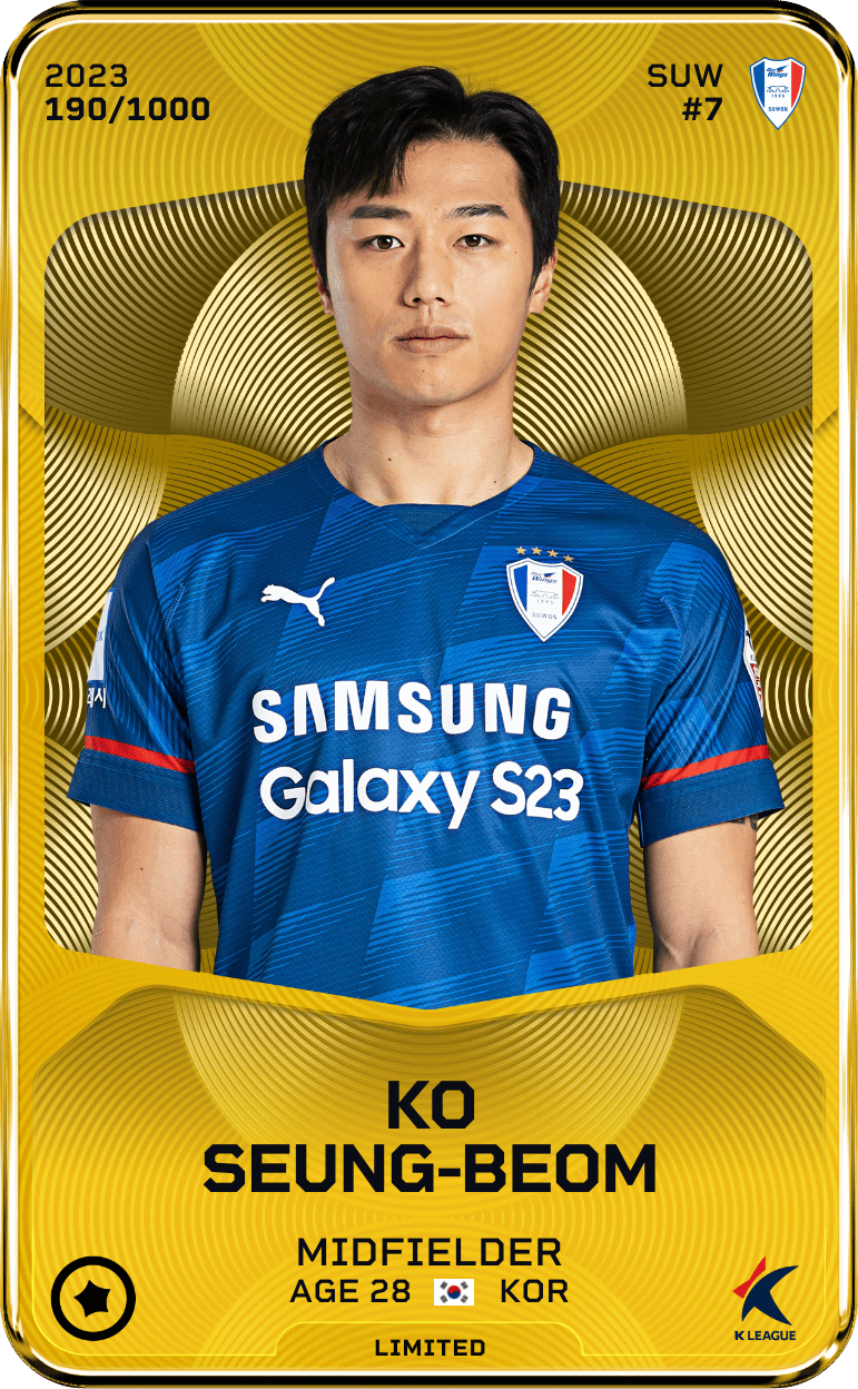Ko Seung-Beom 2023-24 • Limited 190/1000