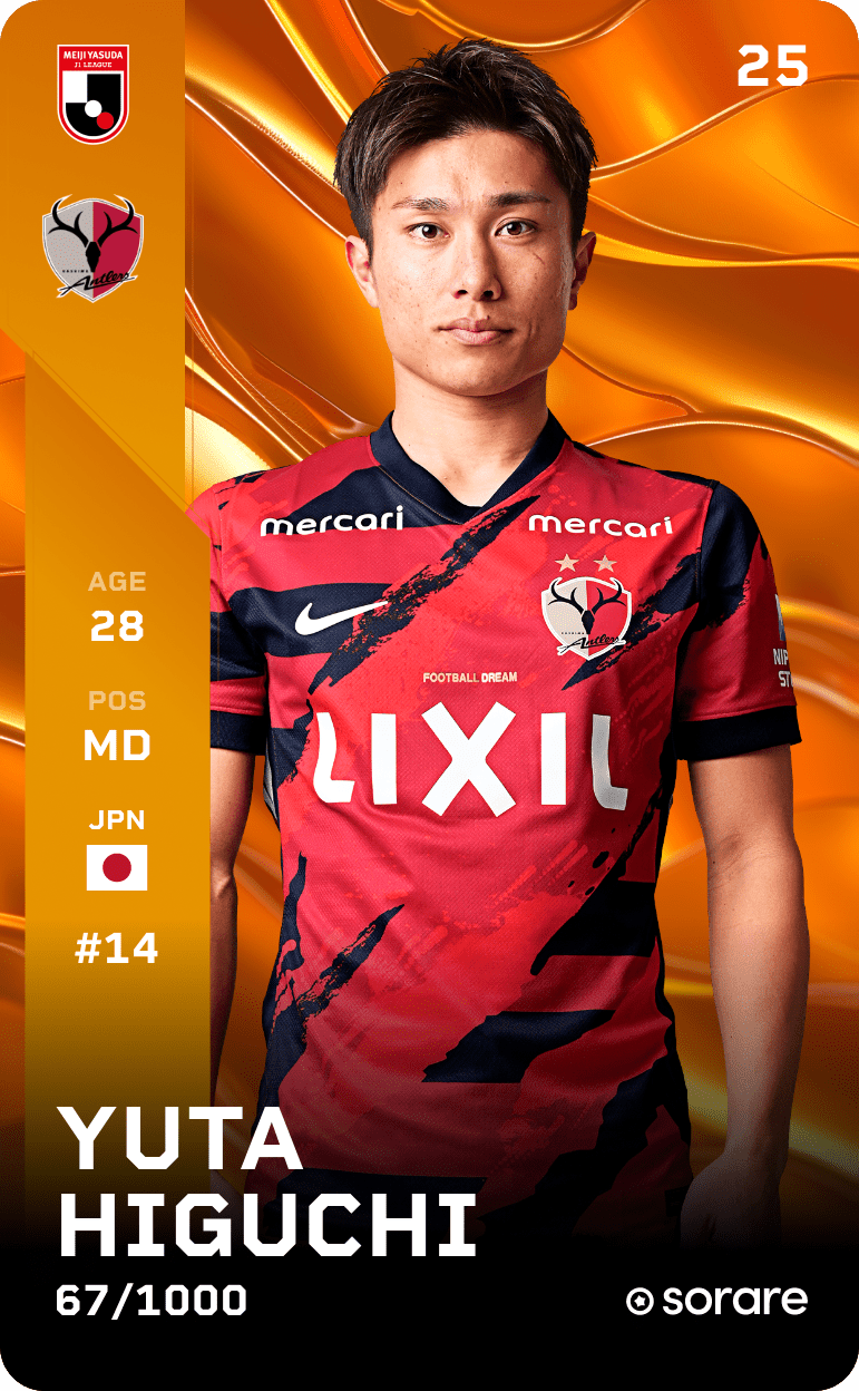 Yuta Higuchi 2025-26 • Limited 67/1000