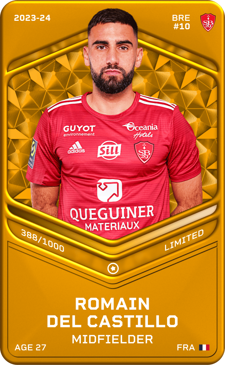 Romain Del Castillo 2023-24 • Limited 388/1000