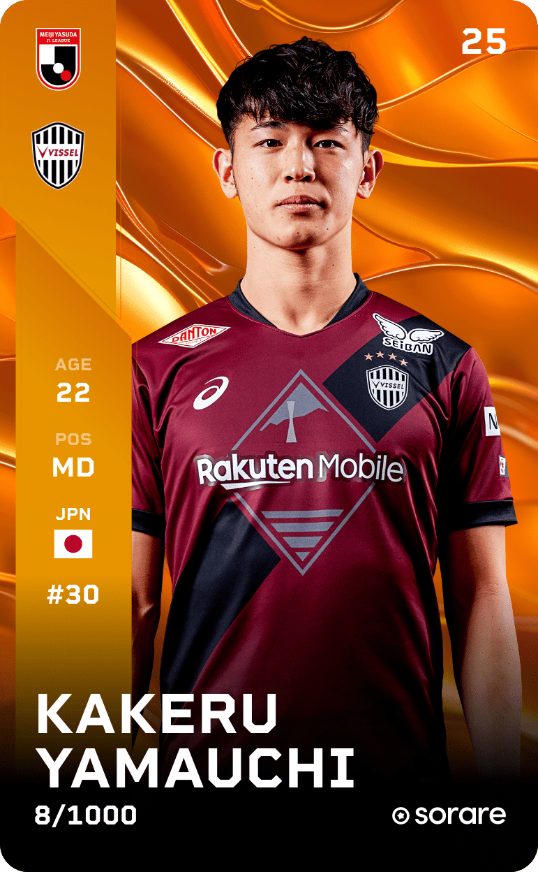 Kakeru Yamauchi 2025-26 • Limited 8/1000