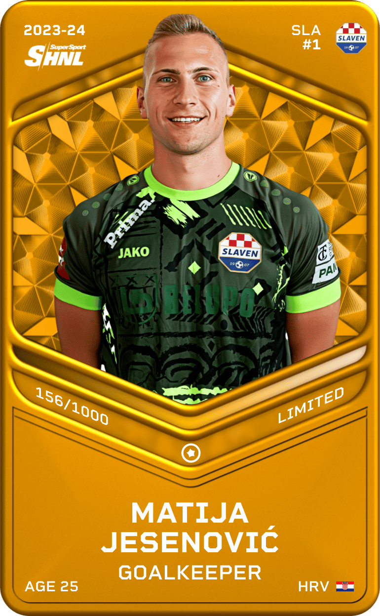 Matija Jesenović 2023-24 • Limited 156/1000
