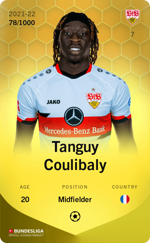 Tanguy Coulibaly 2021-22 • Limited 78/1000