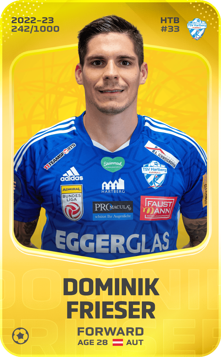 Dominik Frieser 2022-23 • Limited 242/1000