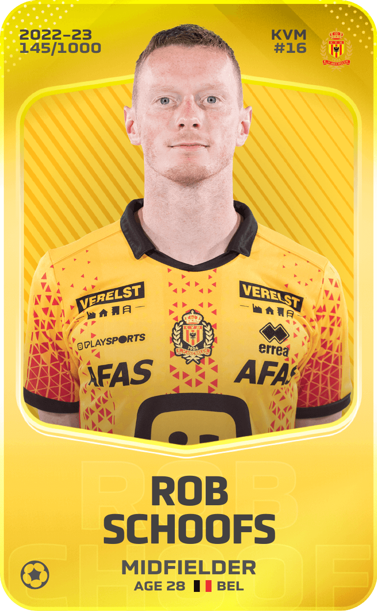 Rob Schoofs 2022-23 • Limited 145/1000