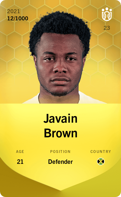 Javain Brown 2021-22 • Limited 12/1000