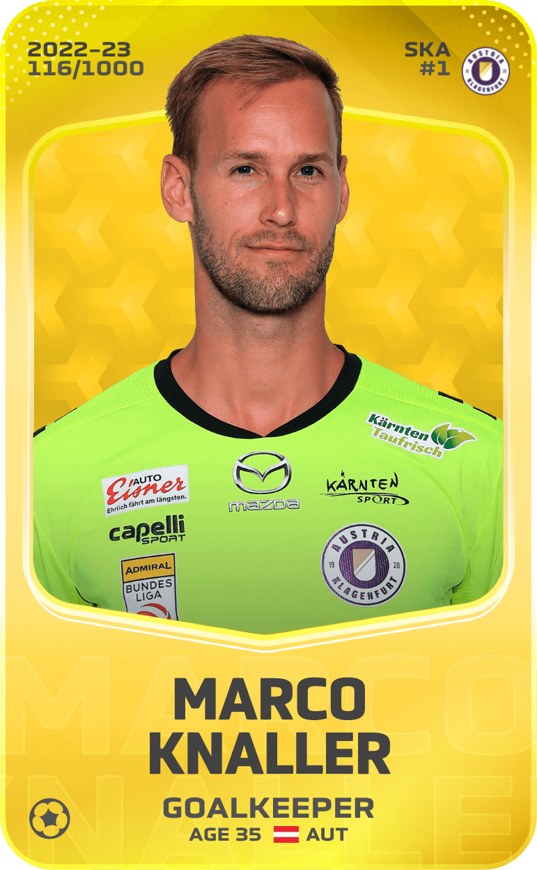 Marco Knaller 2022-23 • Limited 116/1000