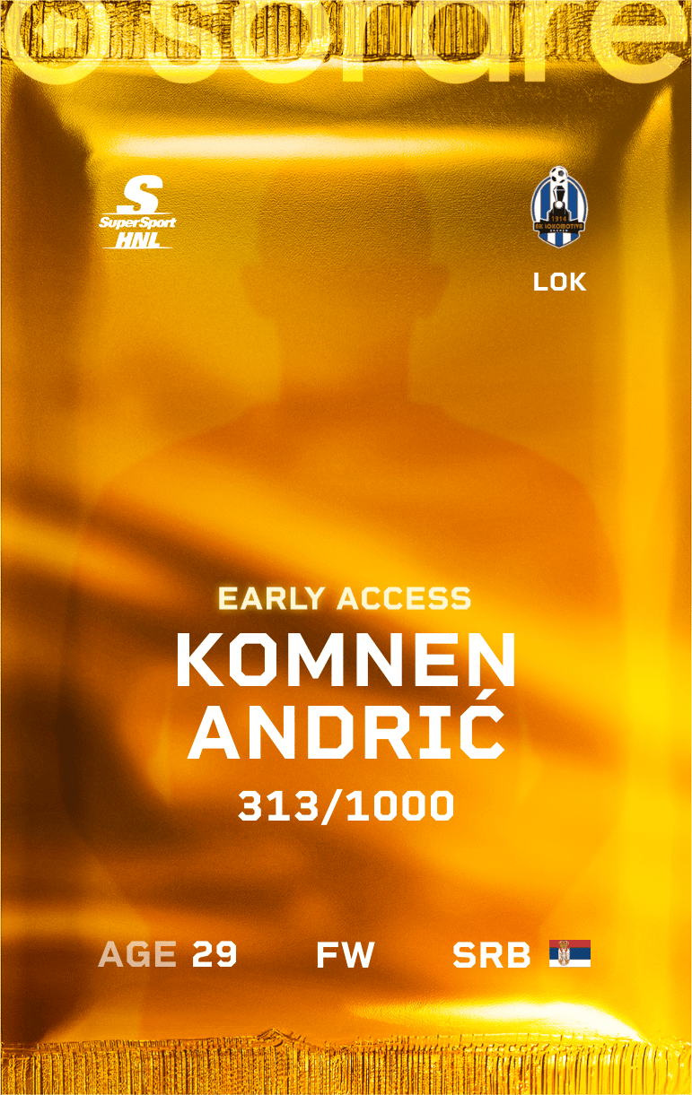 Komnen Andrić 2024-25 • Limited 313/1000