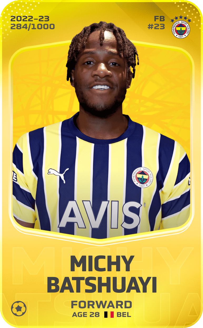Michy Batshuayi 2022-23 • Limited 284/1000