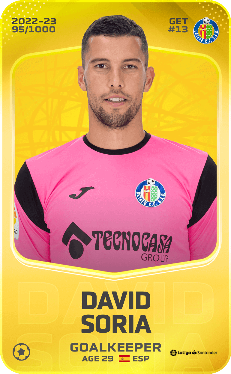 David Soria 2022-23 • Limited 95/1000
