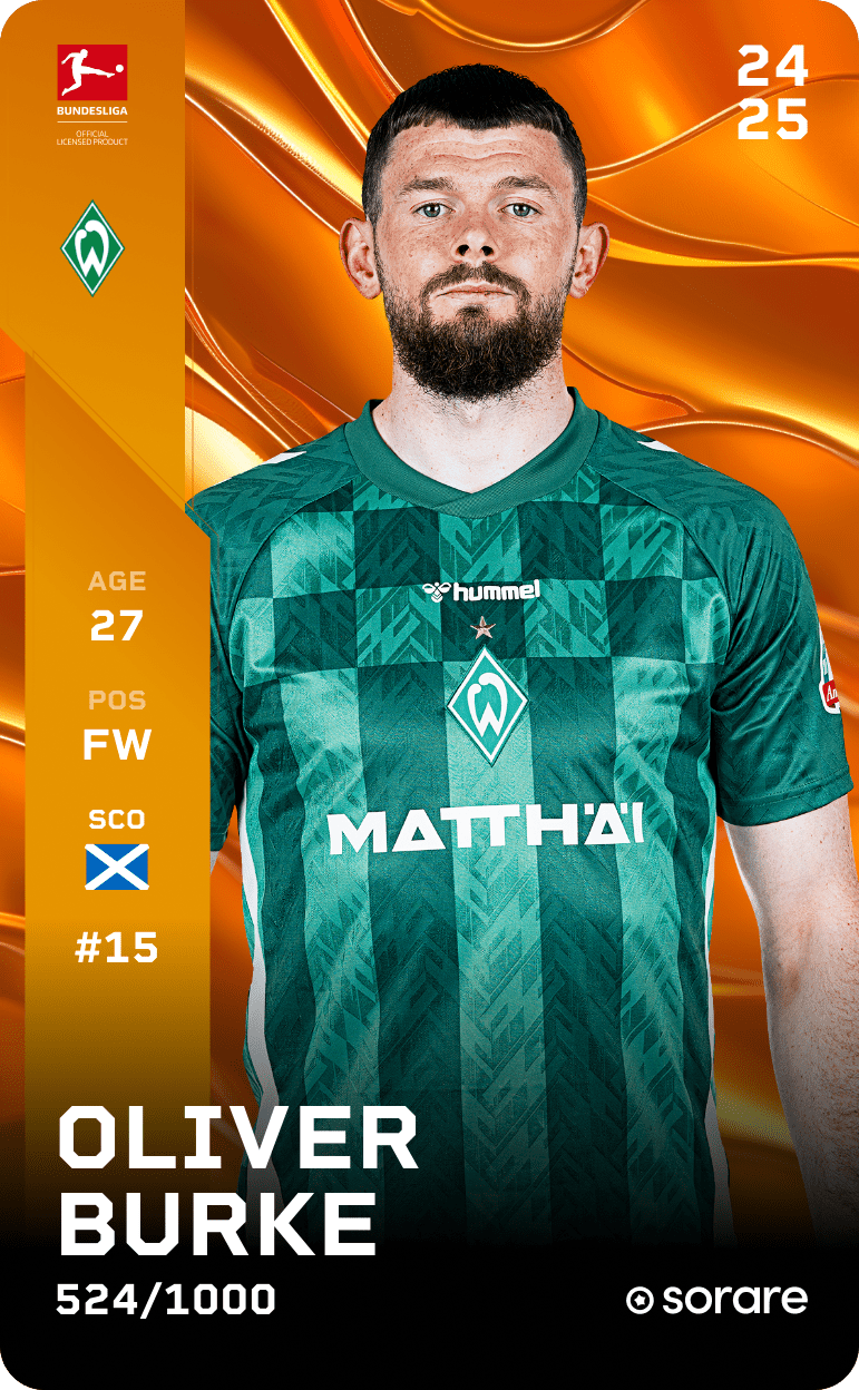 Oliver Burke 2024-25 • Limited 524/1000