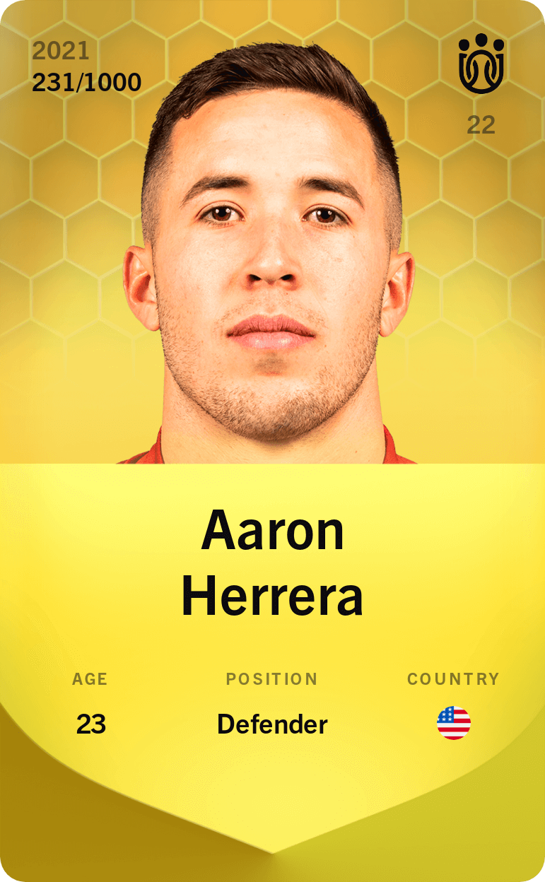Aaron Herrera 2021-22 • Limited 231/1000