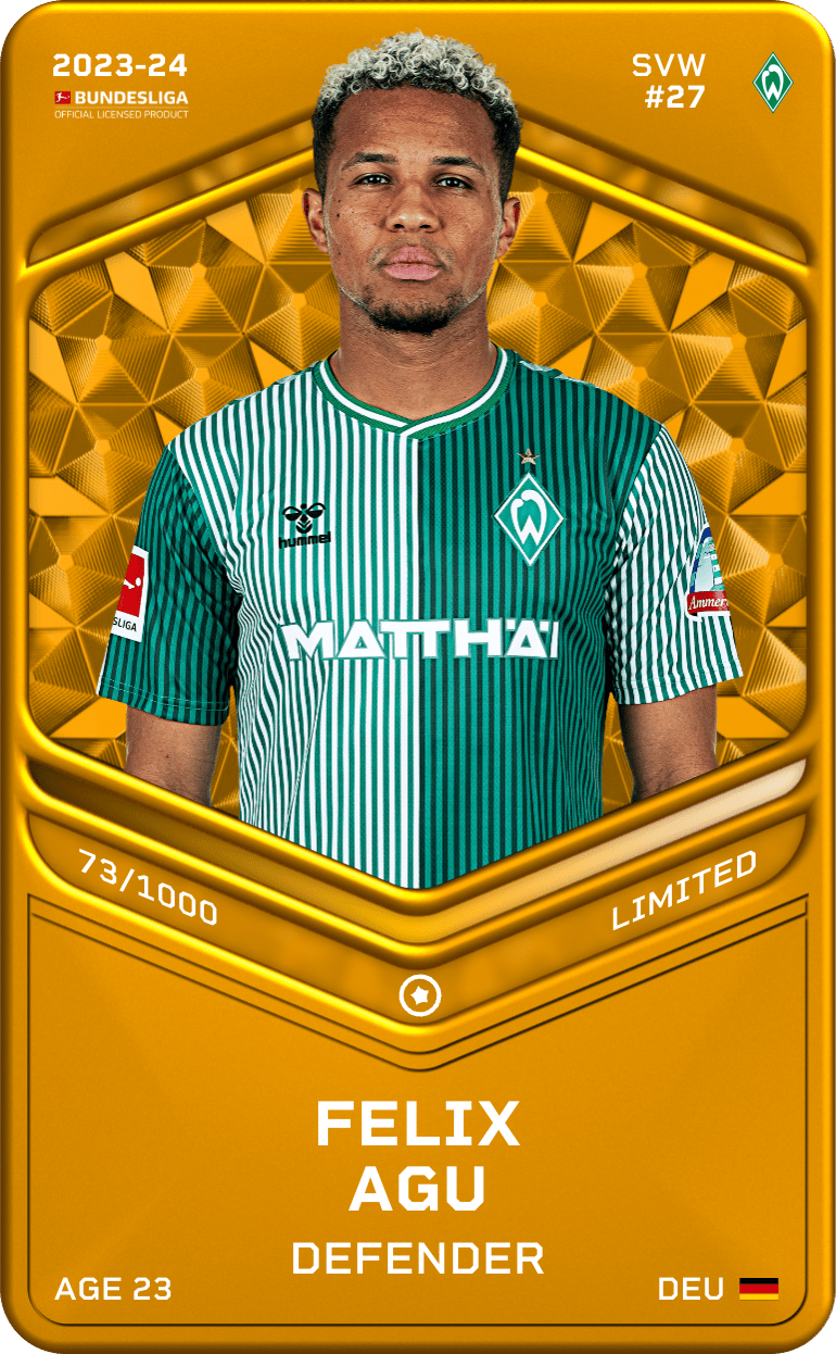 Felix Agu 2023-24 • Limited 73/1000