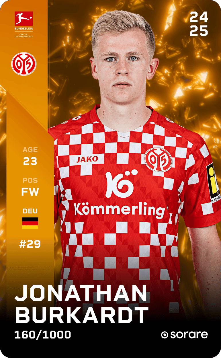 Jonathan Burkardt 2024-25 • Limited 160/1000
