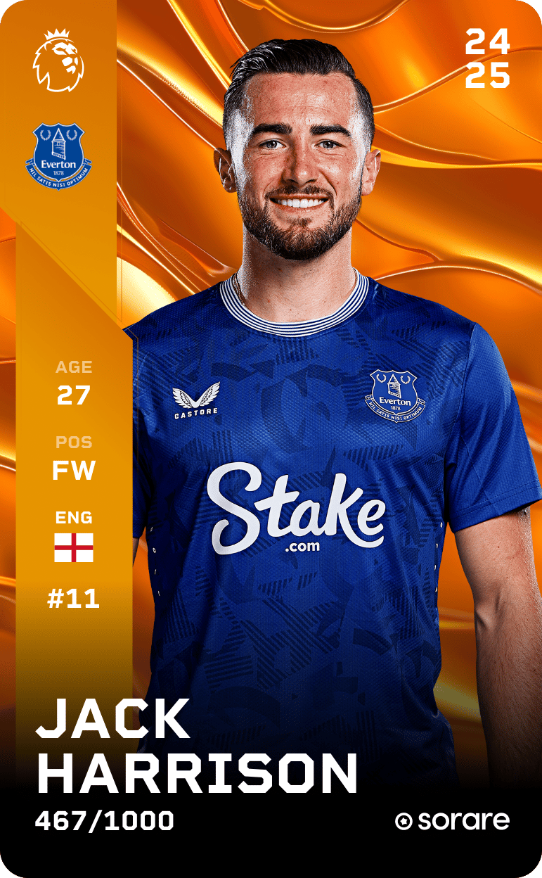 Jack Harrison 2024-25 • Limited 467/1000