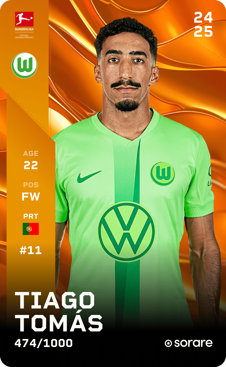 Tiago Tomás 2024-25 • Limited 474/1000