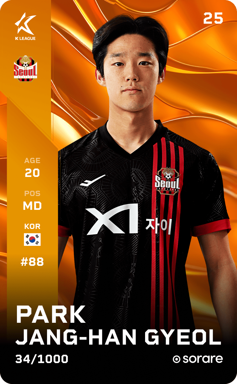 Park Jang Han-Gyeol 2025-26 • Limited 34/1000