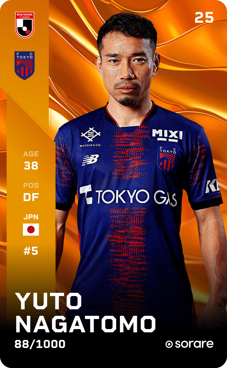 Yuto Nagatomo 2025-26 • Limited 88/1000