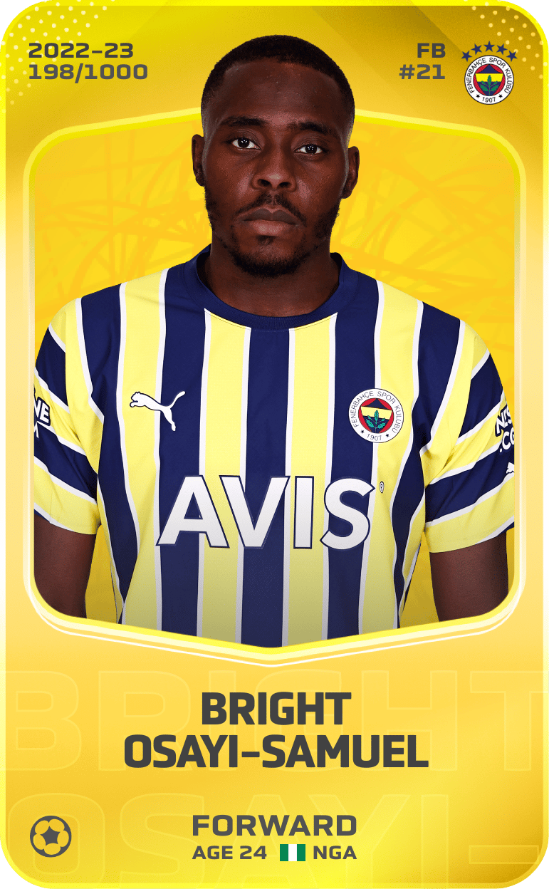 Bright Osayi-Samuel 2022-23 • Limited 198/1000