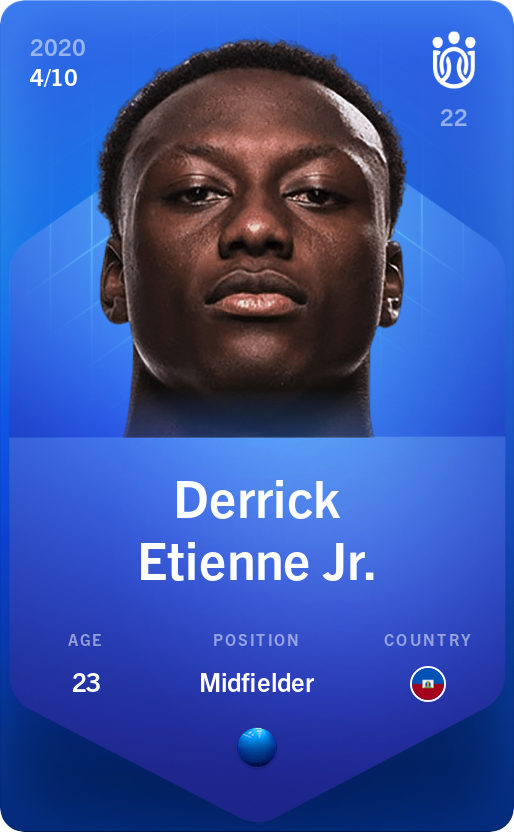 Sorare - Sorare Official - Derrick Etienne Jr. 2020-21 • Super Rare 4/10 - NFT # 19911233616637027343343090960712642253124442448155884454083010452427896465126